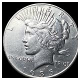 1935-S Silver Peace Dollar CLOSELY  UNCIRCULATED