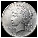 1921 Silver Peace Dollar NEARLY UNCIRCULATED