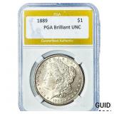 1889 Morgan Silver Dollar PGA Brilliant UNC