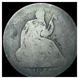 1855-O Arrows Seated Liberty Half Dollar  NICELY