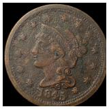 1845 Braided Hair Large Cent LIGHTLY CIRCULATED