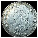 1828 Capped Bust Half Dollar LIGHTLY CIRCULATED