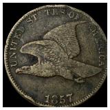 1857 Flying Eagle Cent LIGHTLY CIRCULATED