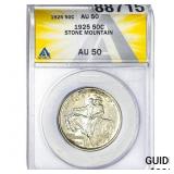 1925 Stone Mountain Half Dollar ANACS AU50