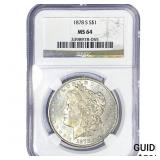 1878-S Morgan Silver Dollar NGC MS64