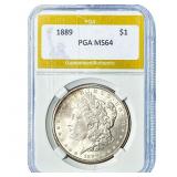 1889 Morgan Silver Dollar PGA MS64