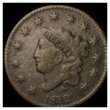 1832 Coronet Head Large Cent NEARLY UNCIRCULATED