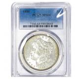 1886 Morgan Silver Dollar PCGS MS64
