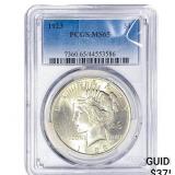 1923 Silver Peace Dollar PCGS MS65