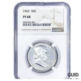 1963 Franklin Half Dollar NGC PF68
