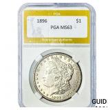 1896 Morgan Silver Dollar PGA MS63