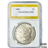 1880 Morgan Silver Dollar PGA Brilliant UNC