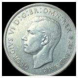 1937 Australia Silver Crown CHOICE AU