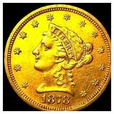1878 Liberty Head $2.50 Gold Quarter Eagle CLOSELY