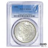 1886 Morgan Silver Dollar PCGS MS64