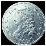 1821 Capped Bust Dime NEARLY UNCIRCULATED