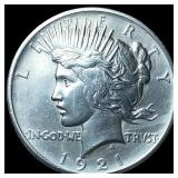 1921 Silver Peace Dollar CLOSELY UNCIRCULATED