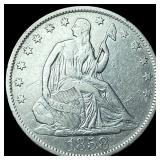 1858-O Silver Seated Liberty Half Dollar  ABOUT U