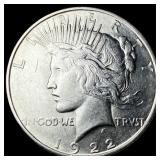 1922-D Silver Peace Dollar CLOSELY  UNCIRCULATED