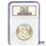 1954-S Franklin Half Dollar NGC MS65