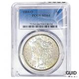 1884-O Morgan Silver Dollar PCGS MS64