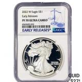 2022-W Silver Eagle NGC PF70 Ultra Cameo