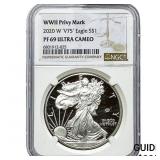 2020-W Silver Eagle NGC PF69 Ultra Cameo