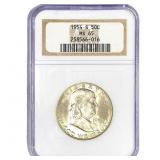 1954-S Franklin Half Dollar NGC MS65