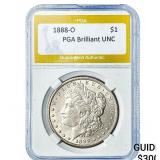 1888-O Morgan Silver Dollar PGA Brilliant UNC