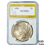 1926 Silver Peace Dollar PGA MS63