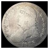 1825 Capped Bust Half Dollar NICELY  CIRCULATED