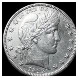 1892-S Silver Barber Half Dollar CLOSELY  UNCIRCU