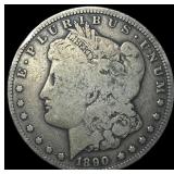 1890-CC Silver Morgan Dollar LIGHTLY CIRCULATED
