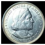1893 Silver Columbian Half Dollar GEM BU