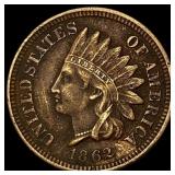 1862 Indian Head Cent CLOSELY UNCIRCULATED