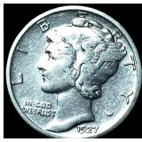 1927 Mercury Dime CHOICE AU