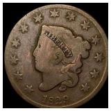 1829 Coronet Head Large Cent NICELY CIRCULATED