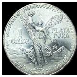1983 Mexico Silver 1 Onza Libertad GEM BU