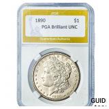 1890 Morgan Silver Dollar PGA Brilliant UNC
