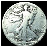 1919-S Silver Walking Liberty Half Dollar NICELY C