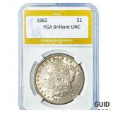 1882 Morgan Silver Dollar PGA Brilliant UNC