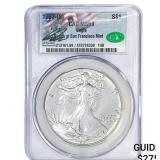 1987-S Silver Eagle CAC MS69