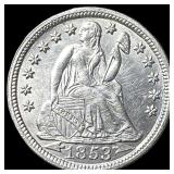 1853 Arrows Seated Liberty Dime UNCIRCULATED