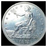 1874-CC Silver Trade Dollar UNCIRCULATED