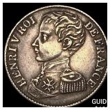 1831 France Henry V Silver 1 Franc
