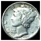 1927-S Silver Mercury Dime CLOSELY UNCIRCULATED