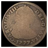 1777 Mexico Silver 2 Reales NICELY CIRCULATED
