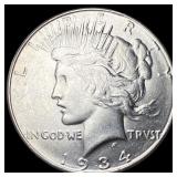 1934-D Silver Peace Dollar CLOSELY  UNCIRCULATED