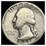 1932-D Silver Washington Quarter LIGHTLY  CIRCULA