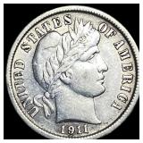 1911 Silver Barber Dime UNCIRCULATED
